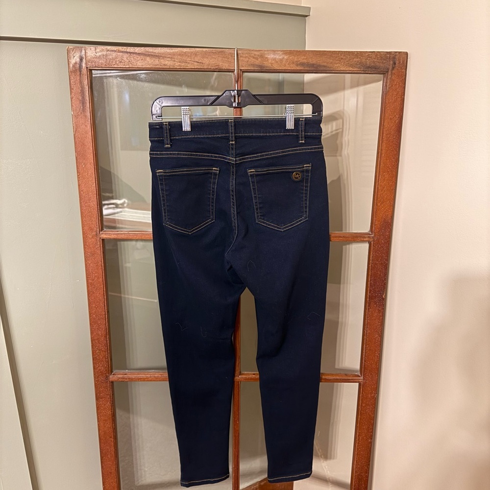 Michael Kors Dark Wash Skinny Jeans - Size 6 - Picture 3 of 5